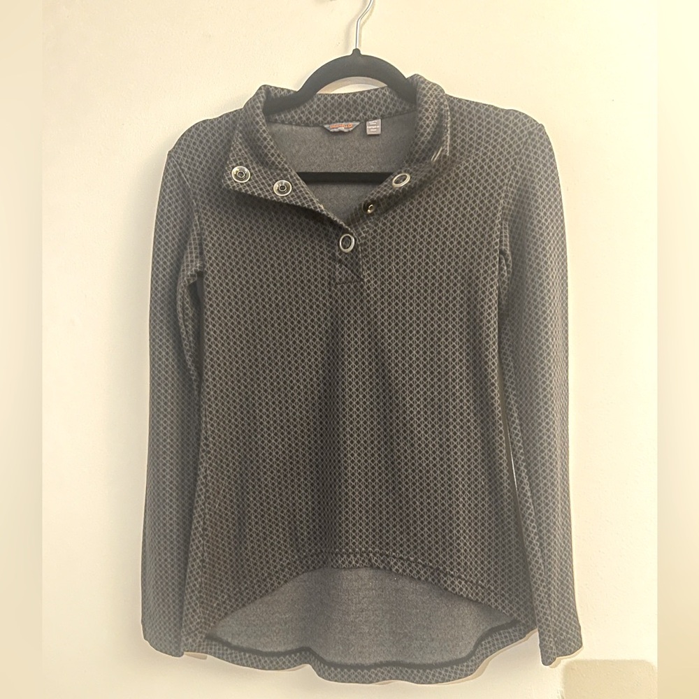 Merrell Tunic top XS snap turtle neck